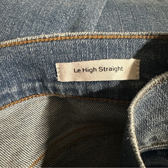 Frame Le High Straight Denim Jeans in Bixby Size 26 - Picture 3 of 9